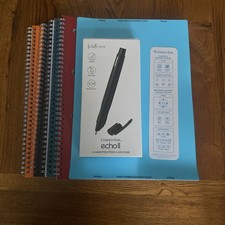 LiveScribe Echo II (2)  Smart Pen - NEW with 4 x note books +5 x Blue overlays