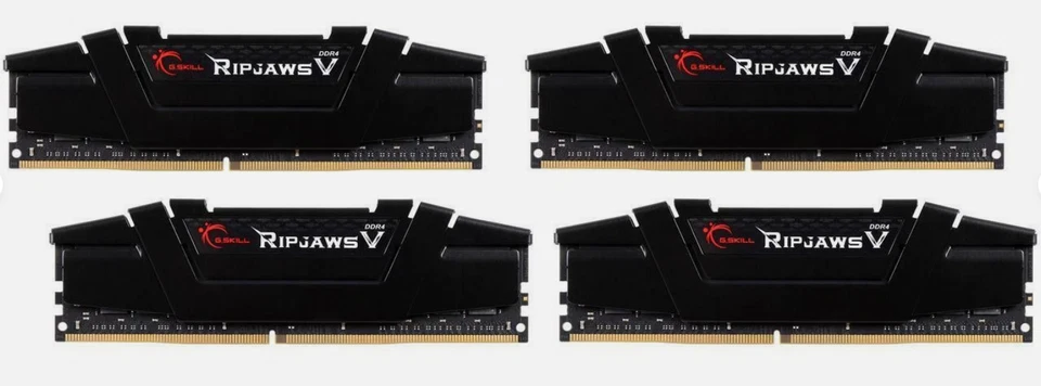 NEW G.SKILL Ripjaws V Series 64GB (4x 16GB) 288-Pin PC RAM DDR4 3200 (PC4 25600) - Image 2 of 2