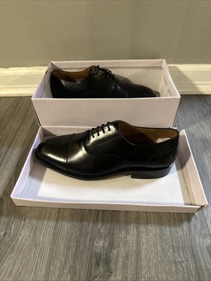 Amblers James Leather Soled Oxford Dress Shoe Black Size 11