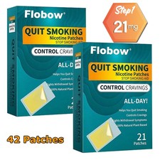 21mg Nicotine Patches Step 1 Stop Smoking Aids, Quit Smoking Patches -42 Patches