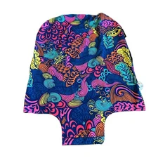 Samsonite Bold Colorful Retro Print Stretchy Suitcase Cover Luggage Travel NWOT