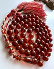 Natural Baltic Amber 54gr. Islamic Prayer Rosary 11 mm Cherry Color 66 Beads