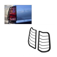 Black Horse Tail Light Guards Black Fit 2008-2025 Toyota Tacoma