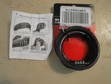 Master Lock 8143D 4ft - 5/16 Cable Lock Combination Security  #Q95