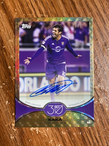 2025 Topps MLS 30th Anniversary Kaka Foilfractor Auto 1/1 Orlando City SC