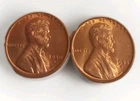 1950 D & 1953 S Lincoln Wheat Cents GEM BU RED Uncirculated Coin Free Post