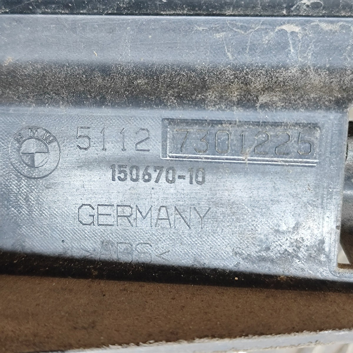 BMW 7 F01 Rear Bumper Middle Bracket 7301225 3.0 Diesel 180kw 2011