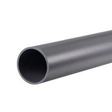 PVC Rigid Round Pipe 36mm ID 40mm OD 0.35m Light Grey High Impact