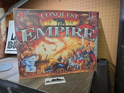 Conquest of the Empire Board Game Eagle Games 2005 Open Box, Sealed Bags 