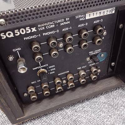 LUXMAN SQ505X Stereo Integrated Amplifier Vintage JUNK No Sound For Parts READ