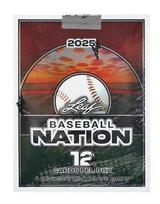 *Sealed 2025 Leaf Baseball Nation Hobby Box* -Kid Icarus-