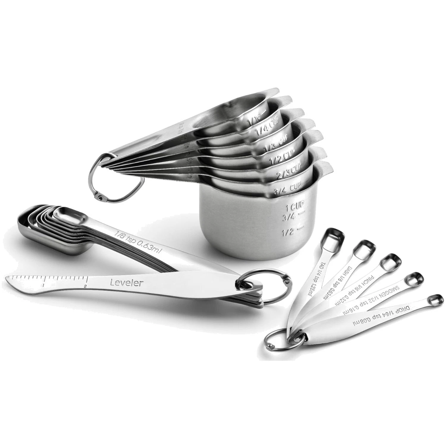 Stainless Steel Kitchen Measuring Tools Set
Opens in a new window or tab