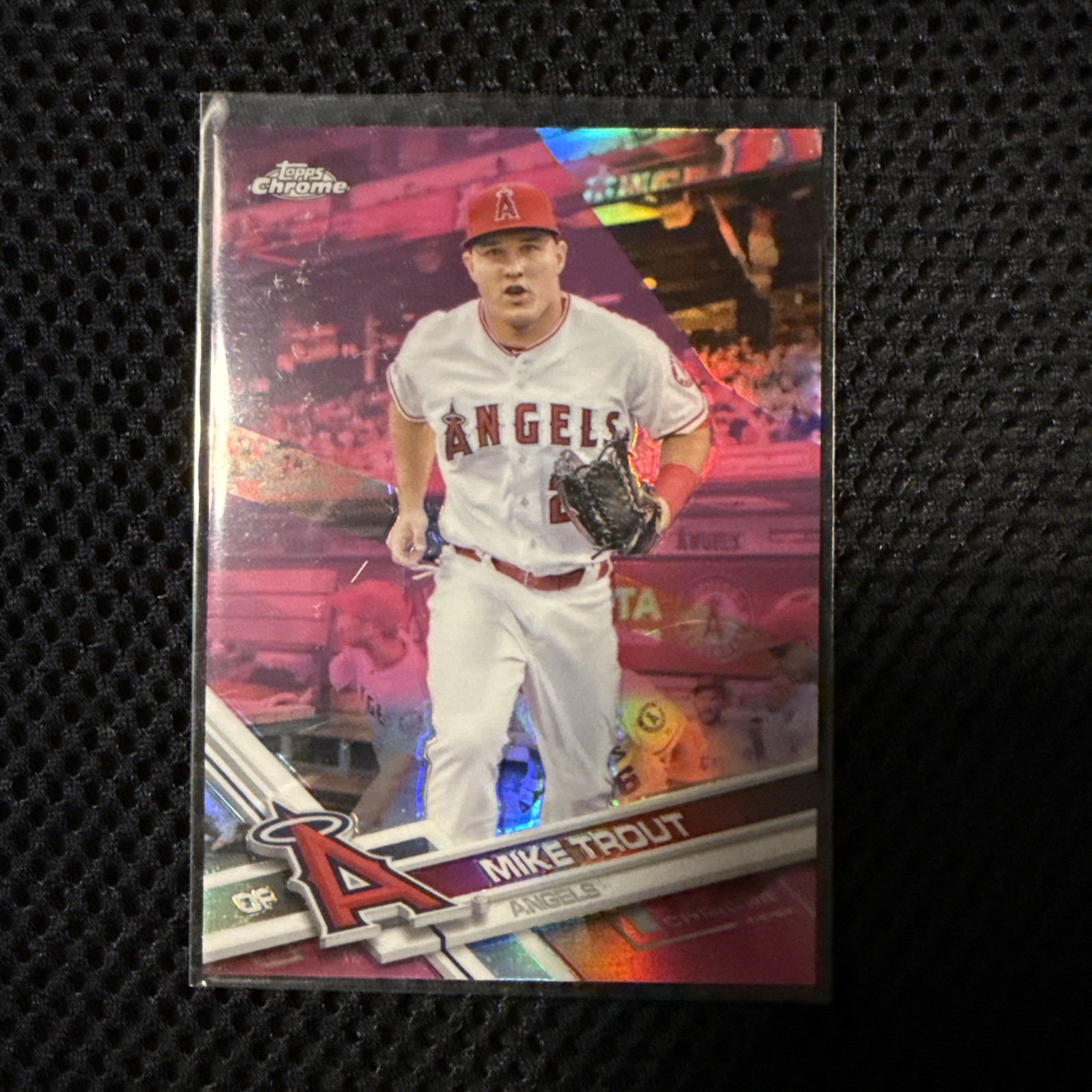 2017 Topps Chrome - Mike Trout #200 Pink Refractor