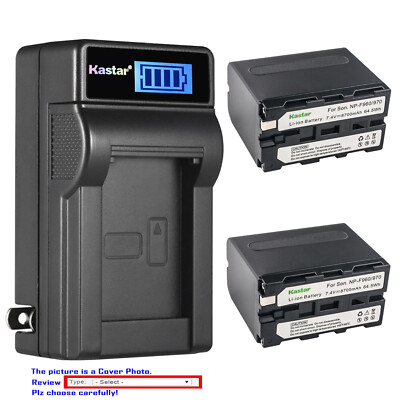 Kastar Battery LCD Wall Charger for LED light CN-304 VL600 YN300 Atomos Shogun