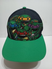 Nickelodeon 2014 TMNT Teenage Mutant Ninja Turtles Cap black/Green Snapback Hat