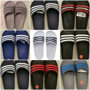 colorful adidas slides