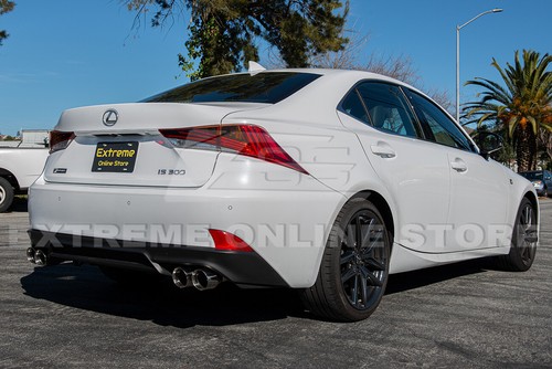 For 17-20 Lexus IS-Class | Muffler Delete Axle Back 3.5" Quad Tips Exhaust - Picture 8 of 12
