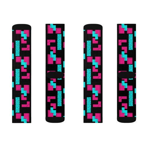 80s Shapes Sublimation Socks - Picture 11 of 13