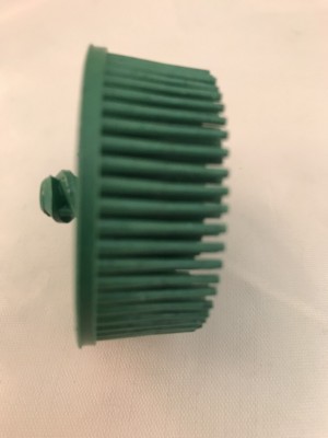 3M 07524 MMM Scotch Brite Roloc Bristle Disc 7524 Green, 2'', 50 grit