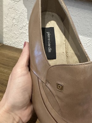Vintage Rare Pierre Cardin 70s 80s Tan Leather Loafer Slip On.   US 9 Unisex Pierre Cardin | Shoes | Vintage 979s Pierre Cardin Loafers  main image 3