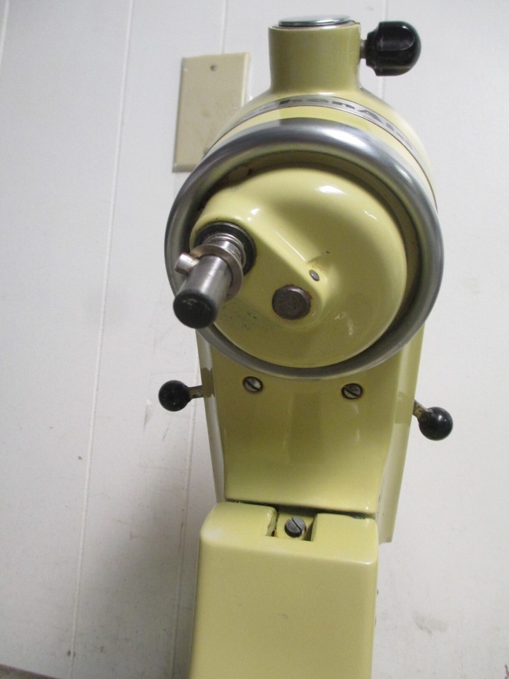 Vintage Hobart KitchenAid K45 Yellow Stand Mixer w/Attachments