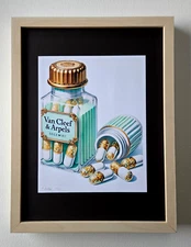Chiara Bellini + " Luxury Comfort Pills" Original Hand Signed Print Only 50 COA