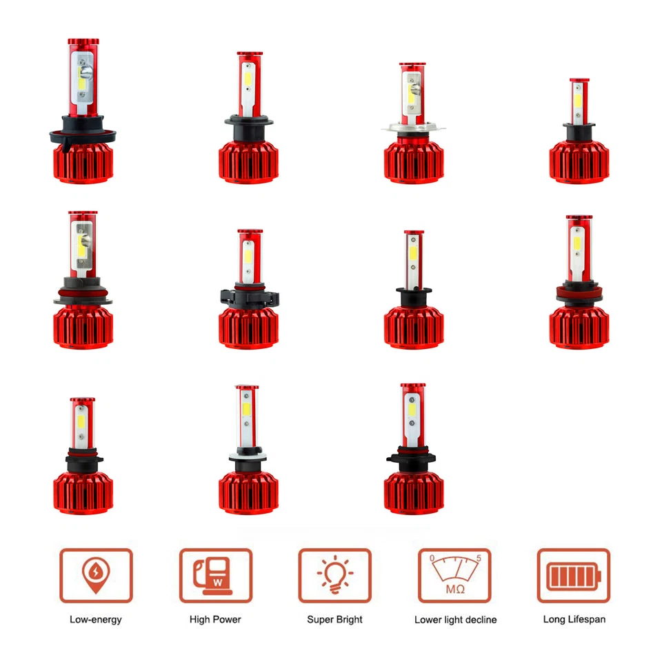 Xentec LED Headlight Low Bulb Kit H7 for Mercedes-Benz C350 CLK550 CLS550 C250 - Image 2 of 4