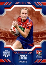 2024 Newcastle Knights NRLW TLA Special Edition Rivalry Card - Tamika Upton