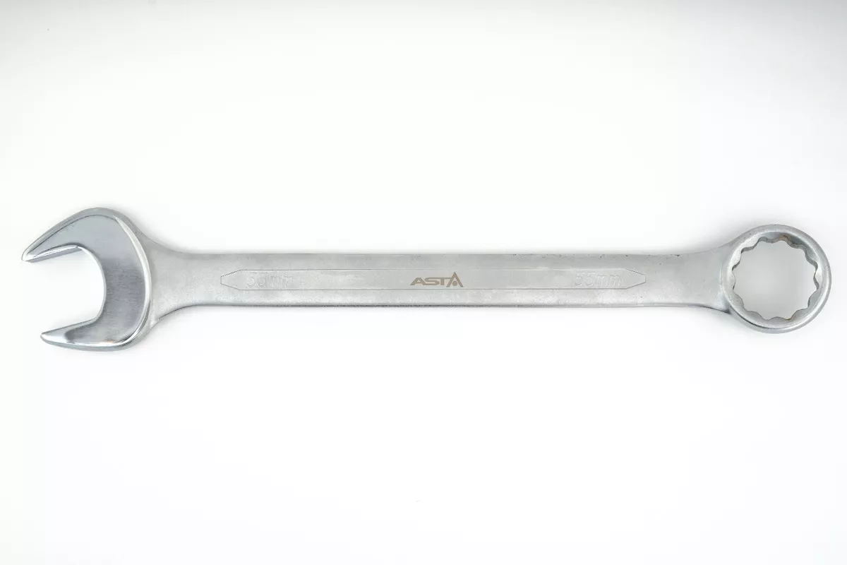 ASTA 55mm Combination Spanner Wrench Metric 12 Point 12PT Ring 610mm Long