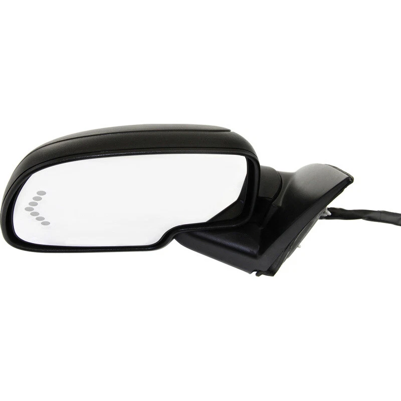 Espejo retrovisor negro texturizado lado del conductor para 03-07 GMC Sierra 1500 2500 HD 3500 Foto 4 de 4