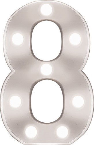 Light Up 3D LED 21cm Letters & Numbers Party Birthday Wedding Battery Operated - Picture 46 of 51