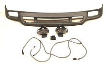 NEW OEM GM Front Bumper Lower Valance & Fog Lamp Kit 12495929 GMC Yukon 99-02