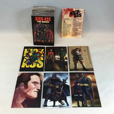 KICK-ASS THE 1st MOVIE (2010) Complete Trading Card Set of 100 w