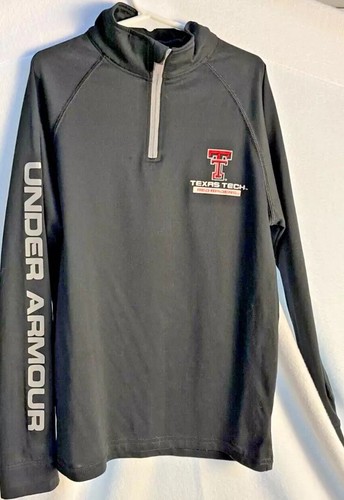 Texas Tech Red Raider Under Armour Heat Gear Long Sleeve Shirt Youth Size Medium