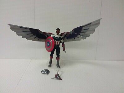 Marvel Legends Captain America Falcon Figure Soaring Wings - GingaToys