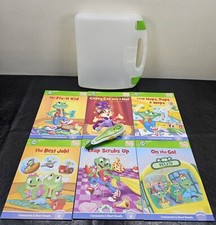 Leap Frog Tag Lot Of 6 Books With Pen  Carrying Case