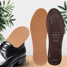 3Pair Insoles Ultra Thin Breathable Leather Shoe Insoles Absorb Sweat Insole Pad