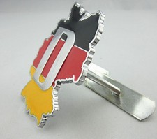 Car Front Grille Emblem Badge Ornament German Germany Deutschland Flag 3d Metal