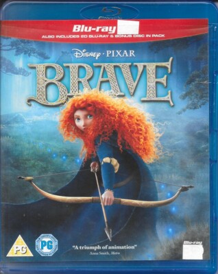 DISNEY BRAVE-PIXAR-2012-2 BLU RAY SET-ENGLISH/FRENCH-FREE SHIP IN CANADA