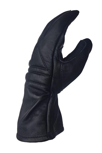 Motorcycle Gauntlet Touring Gloves LEATHER lined Warm Cool XS Kylo Ren - Bild 4 von 9
