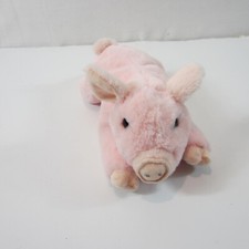 fao pig plush stuffed animal pink
