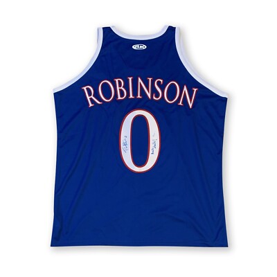 Thomas Robinson Autographed Kansas Basketball Signed Jersey ROCK CHALK JSA  COA