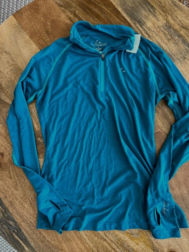 MERINO BLEND by Paradox women size S drirelease freshguard base layer blue