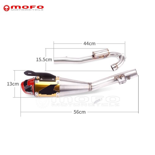 For HONDA CRF230F CRF 230F Aggressive Exhaust Muffler System Slip On Pipe 08-20 - Picture 5 of 9