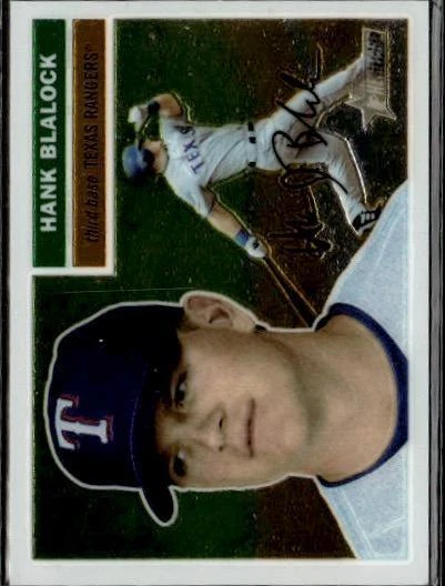 2005 Topps Heritage #THC36 Hank Blalock Chrome #/1956