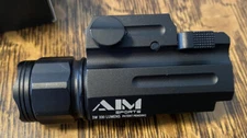 AIM sports Pistol/Rifle 330 Lumen LED Flash Light Quick Release Mount - New