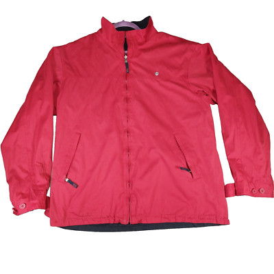 Giovanni Galli Clothing Herren Wendejacke BLUSAO Citywear Rot Navy Größe 56