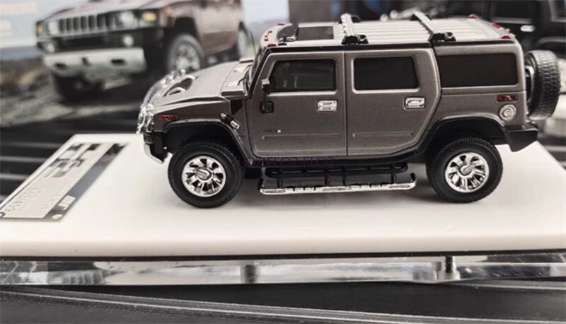 for MotorHelix for HUMMER for H2 SUV for SUT Matte metal gray LTD 1:64 Model - Image 3 of 4