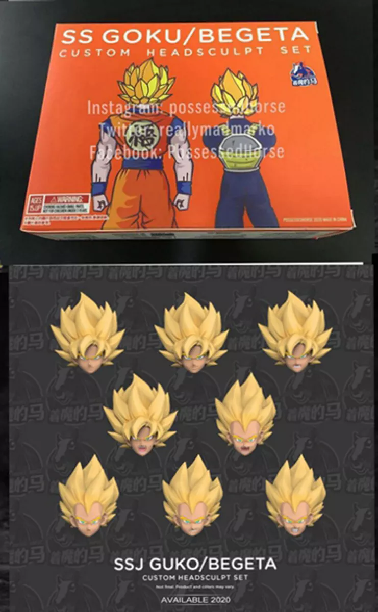 Demoniacal Fit Upgrade Kits Apply To SHF Hair Super Saiyan Yellow Goku  Vegeta