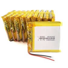 10 PCS 3.7v 1800mAh 804040 Lipo Rechargeable Battery power For Tablet PC headset
